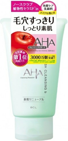 ПЕНКА ДЛЯ ЛИЦА ОЧИЩАЮЩАЯ AHA SENSITIVE WASH CLEANSING BCL С ФРУКТОВЫМИ КИСЛОТАМИ. BCL