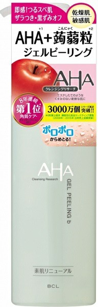 ГЕЛЬ-СКАТКА ДЛЯ ЛИЦА ОЧИЩАЮЩАЯ AHA SENSITIVE GEL PEELING BCL С ФРУКТОВЫМИ КИСЛОТАМИ. BCL