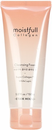 УВЛАЖНЯЮЩАЯ ПЕНКА ДЛЯ УМЫВАНИЯ С КОЛЛАГЕНОМ, ETUDE HOUSE MOISTFULL CLEANSING FOAM-COLLAGEN. ETUDE HOUSE