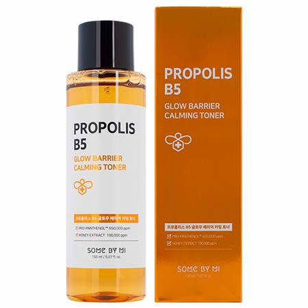 УСПОКАИВАЮЩИЙ ТОНЕР ДЛЯ СИЯНИЯ КОЖИ С ПРОПОЛИСОМ, SOME BY MI PROPOLIS B GLOW BARRIER CALMING TONER. SOME BY MI