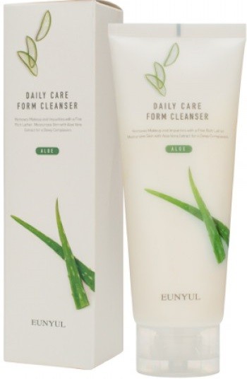 СМЯГЧАЮЩАЯ ОЧИЩАЮЩАЯ ПЕНКА С ЭКСТРАКТОМ АЛОЭ, EUNYUL DAILY CARE ALOE FOAM CLEANSER. EUNYUL