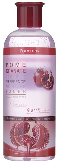 УВЛАЖНЯЮЩИЙ ТОНЕР С ЭКСТРАКТОМ ГРАНАТА, FARMSTAY VISIBLE DIFFERENCE MOISTURE TONER (POMEGRANATE). FARMSTAY