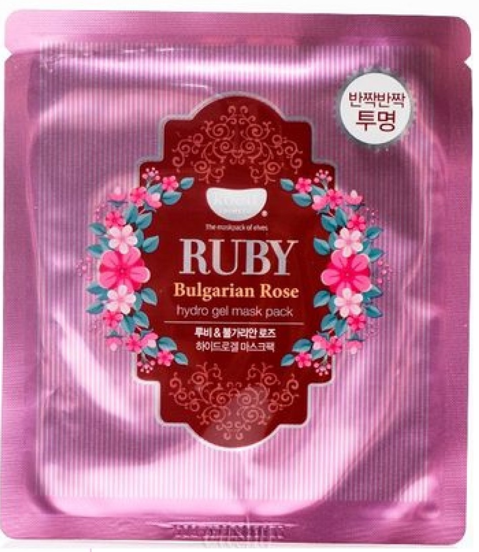 ГИДРОГЕЛЕВАЯ МАСКА РУБИН И МАСЛО РОЗЫ, KOELF RUBY & BULGARIAN ROSE HYDRO GEL MASK PACK. KOELF