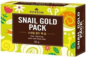 МЫЛО ТУАЛЕТНОЕ ТВЕРДОЕ ROSSOM ДЛЯ УХОДА ЗА ЛИЦОМ СО СЛИЗЬЮ УЛИТКИ SNAIL GOLD PACK, MKH MUKUNGHWA (MKN). MUKUNGHWA (MKN)