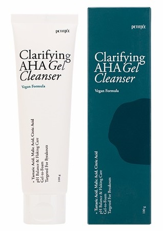 ОЧИЩАЮЩИЙ ГЕЛЬ ДЛЯ УМЫВАНИЯ С AHA, BHA, LHA КИСЛОТАМИ, PETITFEE CLARIFYING AHA GEL CLEANSER. PETITFEE