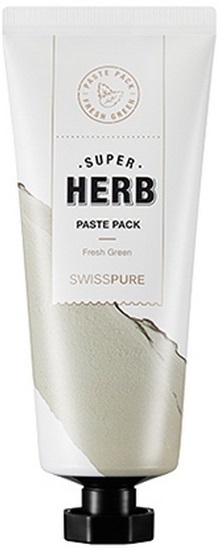 ОЧИЩАЮЩАЯ МАСКА С ЖЕЛТОЙ ГЛИНОЙ, SWISSPURE SUPER HERBE PASTE PACK (NUTRI YELLOW). SWISSPURE