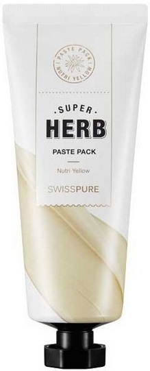 ОЧИЩАЮЩАЯ МАСКА С ЗЕЛЕНОЙ ГЛИНОЙ, SWISSPURE SUPER HERBE PASTE PACK (FRESH GREEN). SWISSPURE