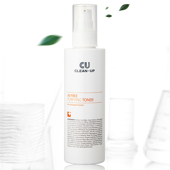 ОЧИЩАЮЩИЙ ТОНЕР ДЛЯ ПРОБЛЕМНОЙ КОЖИ AV FREE PURIFYING TONER CU SKIN. CU SKIN