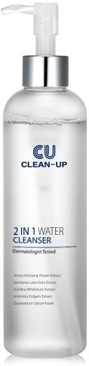 ОЧИЩАЮЩАЯ ВОДА 2 В 1 CLEAN-UP 2 IN 1 WATER CLEANSER CU SKIN. CU SKIN