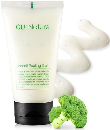 ПИЛИНГ-СКАТКА С ЭКСТРАКТОМ БРОККОЛИ CU:NATURE BROCCOLI PEELING GEL CU SKIN. CU SKIN