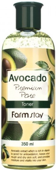 АНТИВОЗРАСТНОЙ ТОНЕР С ЭКСТРАКТОМ АВОКАДО, FARMSTAY AVOCADO PREMIUM PORE TONER. FARMSTAY