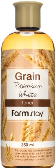 ВЫРАВНИВАЮЩИЙ ТОНЕР С ЭКСТРАКТОМ РОСТКОВ ПШЕНИЦЫ, FARMSTAY GRAIN PREMIUM WHITE TONER. FARMSTAY