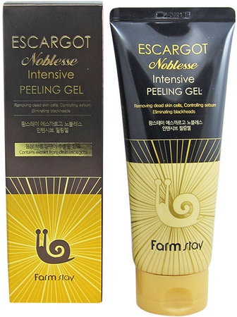 ПИЛИНГ-ГЕЛЬ С ЭКСТРАКТОМ КОРОЛЕВСКОЙ УЛИТКИ, FARMSTAY ESCARGOT NOBLESSE INENSIVE PEELING GEL. FARMSTAY