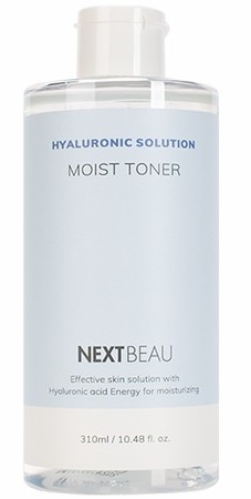 УВЛАЖНЯЮЩИЙ ТОНЕР С ГИАЛУРОНОВОЙ КИСЛОТОЙ, NEXTBEAU HYALURONIC SOLUTION MOIST TONER. NEXTBEAU