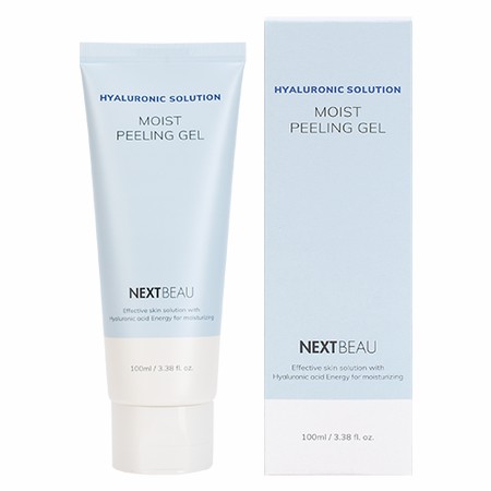 УВЛАЖНЯЮЩИЙ ОТШЕЛУШИВАЮЩИЙ ГЕЛЬ С ГИАЛУРОНОВОЙ КИСЛОТОЙ NEXTBEAU HYALURONIC SOLUTION MOIST PEELING GEL. NEXTBEAU