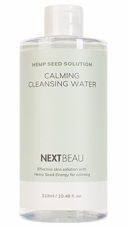 УСПОКАИВАЮЩАЯ МИЦЕЛЛЯРНАЯ ВОДА С МАСЛОМ СЕМЯН КОНОПЛИ, NEXTBEAU HEMP SEED SOLUTION CALMING CLEANSING WATER. NEXTBEAU