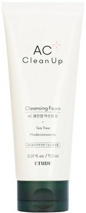 УСПОКАИВАЮЩАЯ ОЧИЩАЮЩАЯ ПЕНКА ДЛЯ УМЫВАНИЯ ДЛЯ ПРОБЛЕМНОЙ КОЖИ, ETUDE HOUSE AC CLEAN UP CLEANSING FOAM. ETUDE HOUSE