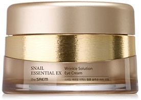 SNAIL ESSENTIAL КРЕМ ДЛЯ ГЛАЗ АНТИВОЗРАСТНОЙ EX WRINKLE SOLUTION EYE CREAM THE SAEM. THE SAEM