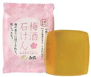 ТВЁРДОЕ МЫЛО ДЛЯ УМЫВАНИЯ ЯПОНСКАЯ СЛИВА, HAKUTSURU JAPANESE PLUM WINE SOAP. HAKUTSURU