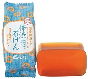 ЛЕЧЕБНОЕ МЫЛО ДЛЯ УМЫВАНИЯ ХУРМА (КАКИСИБУ), HAKUTSURU KAKISHIBU SOAP. HAKUTSURU